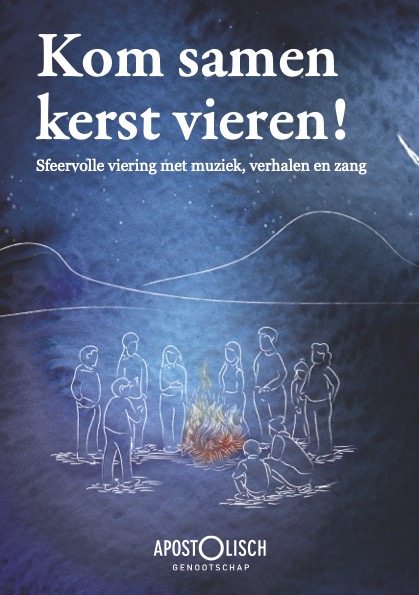 Voorbeeld flyer / poster kerstwijding 2024